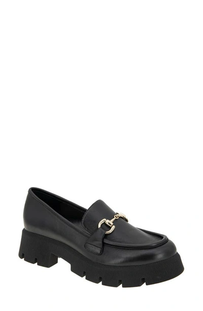 Shop Bcbgeneration Raylin Lug Sole Loafer In Black