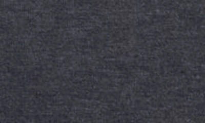 Shop Totême Sleeve Mock Neck Wool Blend Midi Dress In Dark Grey Melange