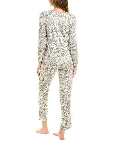 Shop Flora Nikrooz 2pc Pajama Pant Set In Grey