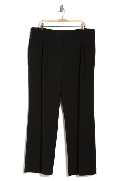 Shop Calvin Klein Scuba Crepe Pants In Black