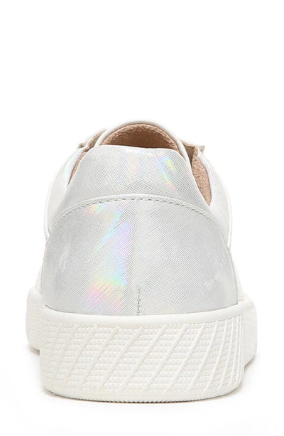 Shop Natural Soul Neela Oxford Sneaker In Silver Smooth Synthetic