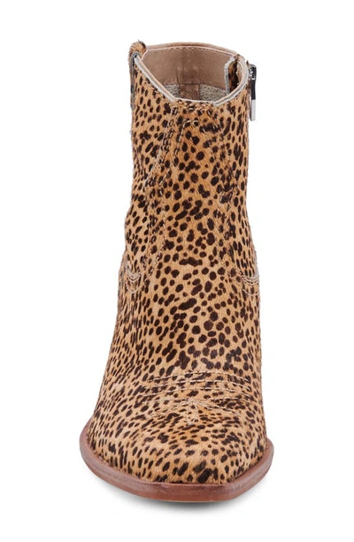 Shop Dolce Vita Silma Bootie In Leopard Calf Hair