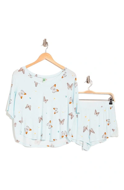 Honeydew Intimates Spring Fling Top & Shorts 2-piece Pajama Set In Fresco Butterflies