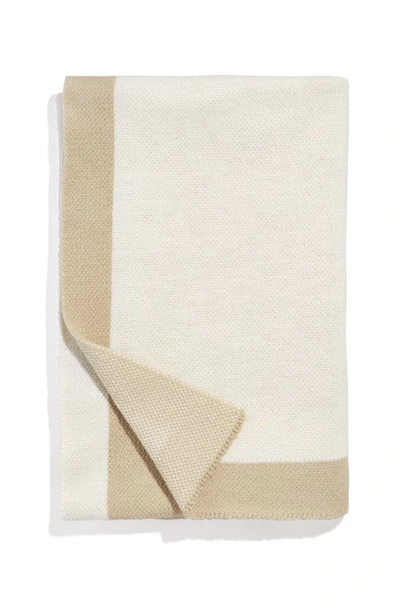 Shop Baublebar Spell It Out Personalized Blanket In Light Beige