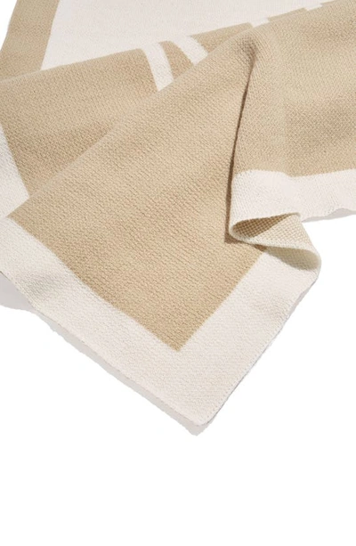 Shop Baublebar Spell It Out Personalized Blanket In Light Beige
