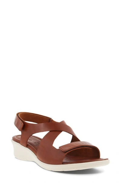 Shop Ecco Felicia Sandal In Cognac