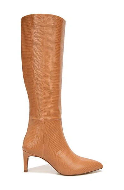 Shop Sam Edelman Uma Knee High Boot In Copper Leather