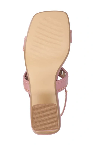 Shop Journee Collection Ismay Block Heel Sandal In Rose
