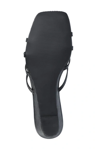 Shop Journee Collection Blayke Wedge Sandal In Black