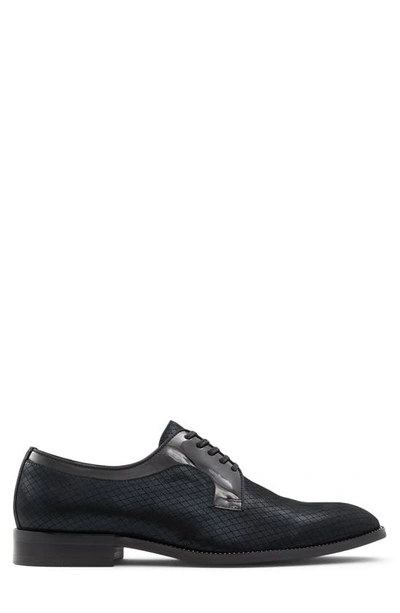 Aldo Derreck Plain Toe Derby In Open Black