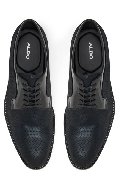Aldo Derreck Plain Toe Derby In Open Black
