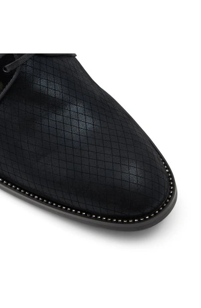 Aldo Derreck Plain Toe Derby In Open Black
