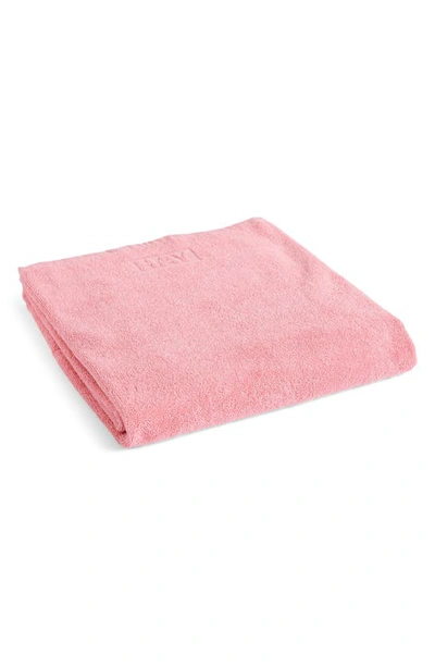 Shop Hay Mono Cotton Bath Sheet In Pink