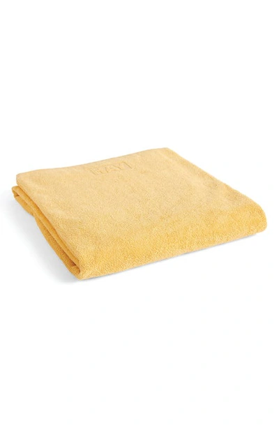 Shop Hay Mono Cotton Bath Sheet In Yellow