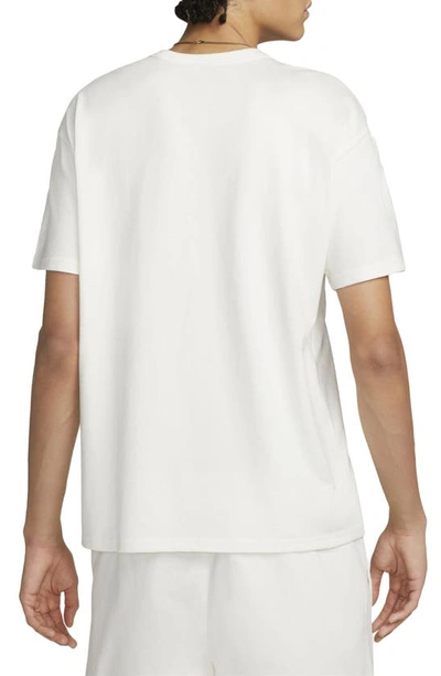 Shop Nike Premium Essential Cotton T-shirt In Sail