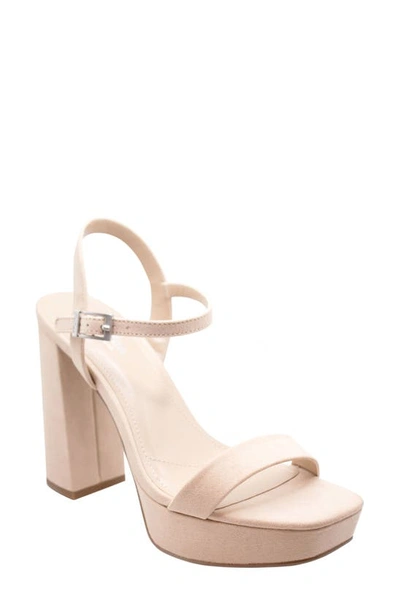 Shop Charles By Charles David Izzy Platform Sandal In Beige-ms