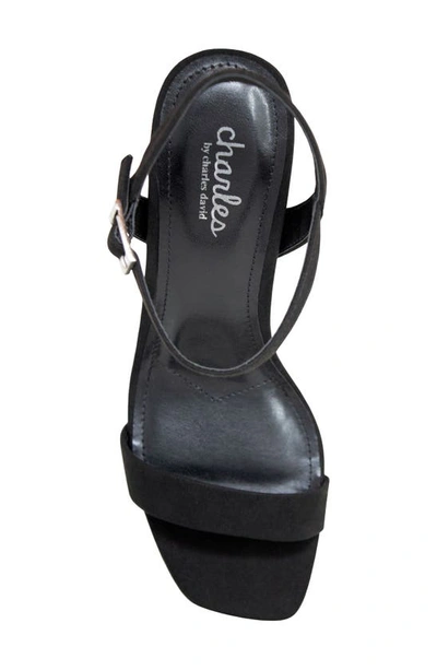 Shop Charles By Charles David Izzy Platform Sandal In Black-ms