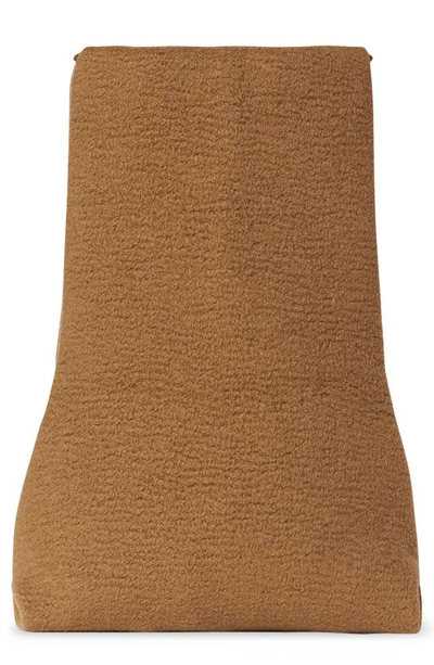 Shop The Row Large Cashmere Glove Bag In Camel