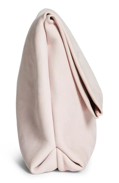 Shop The Row Small Suede Glove Bag In Blush