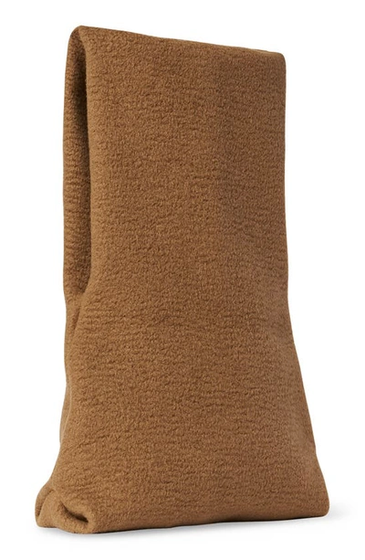 Shop The Row Large Cashmere Glove Bag In Camel