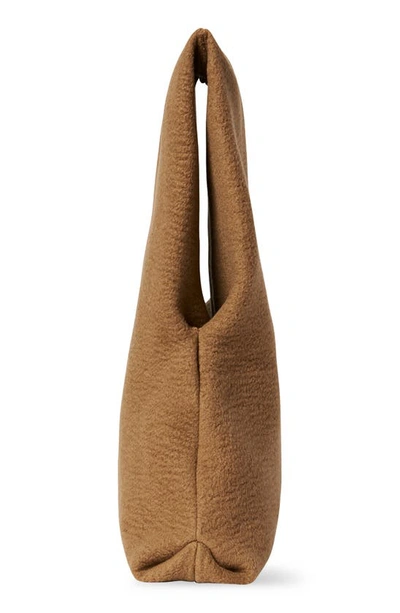 Shop The Row Large Cashmere Glove Bag In Camel