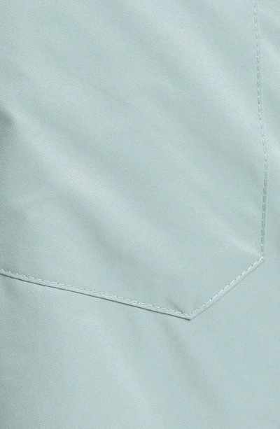 Shop Rhude Senna Logo Nylon Track Pants In Sage/ Ivory