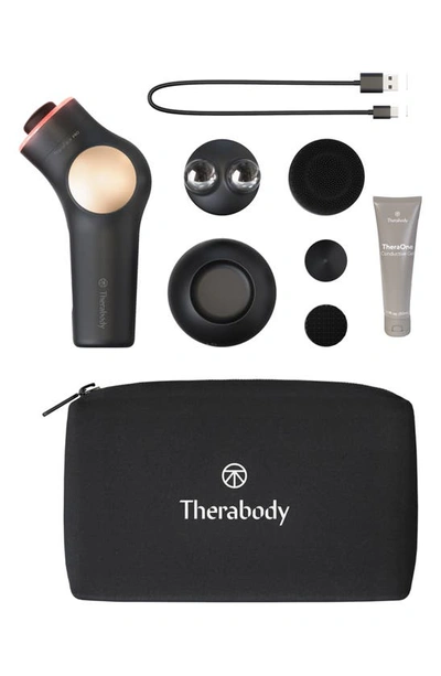 Shop Therabody Theraface Pro Set In Black