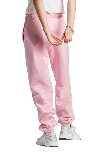 Shop Adidas Originals Essentials Fleece Joggers In True Pink