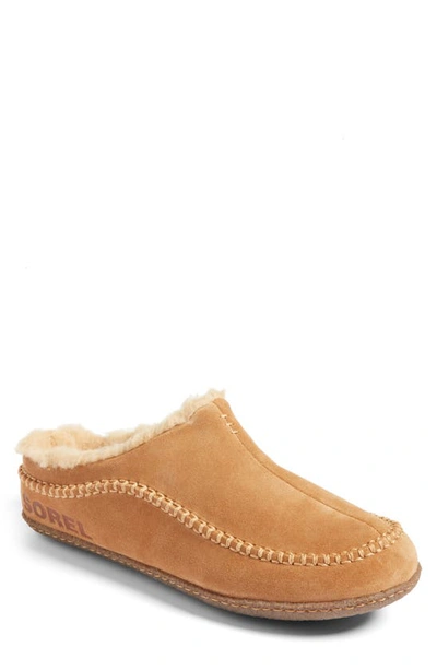 Shop Sorel Falcon Ridge Ii Scuff Slipper In Camel Brown Curry