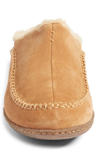 Sorel Men's Falcon Ridge Ii Suede Slippers In Camel Brown Curry