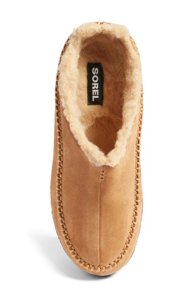Sorel Men's Falcon Ridge Ii Suede Slippers In Camel Brown Curry