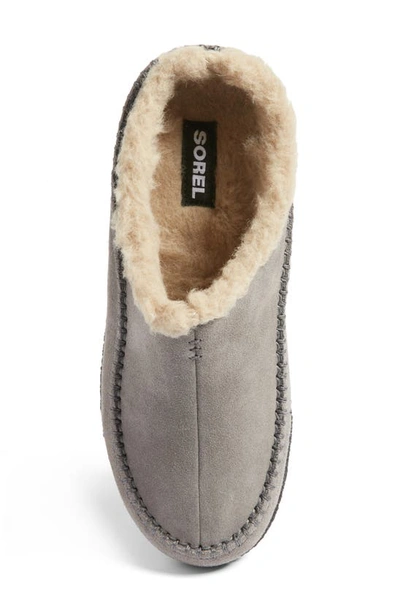 Shop Sorel Falcon Ridge Ii Scuff Slipper In Quarry Black