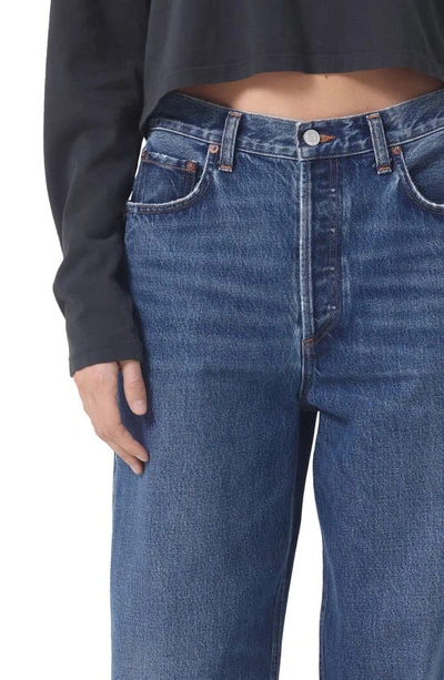 Shop Agolde Low Slung Baggy Organic Cotton Jeans In Image