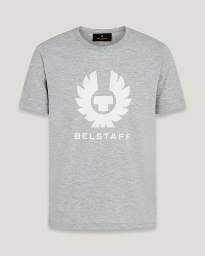 Shop Belstaff Phoenix T-shirt Für Herren Cotton Jersey In Old Silver Heather