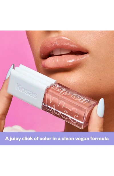 Kosas Wet Lip Oil Gloss In Revealed