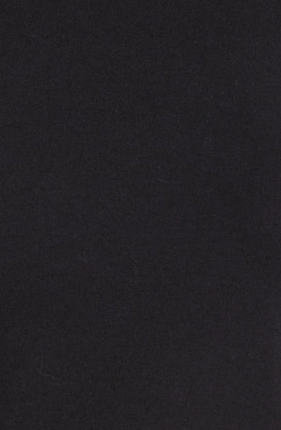Nordstrom Pima Cotton Blend Crewneck T-shirt In Black