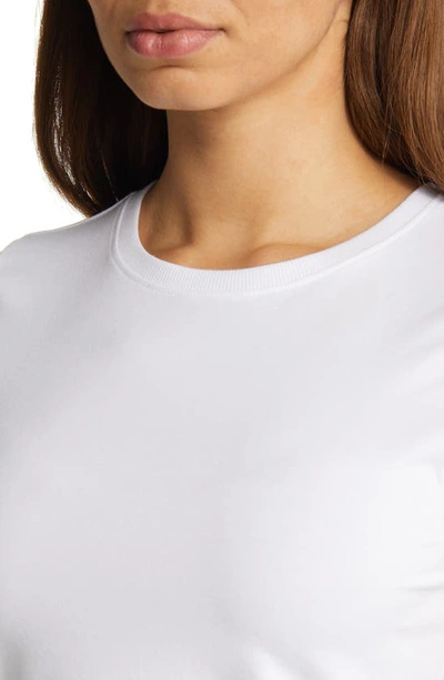 Nordstrom Pima Cotton Blend Crewneck T-shirt In White