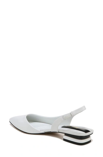 Shop Franco Sarto Tyra Pointed Toe Slingback Flat In White
