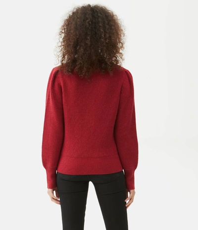Shop Michael Stars Camila Pullover Sweater In Red