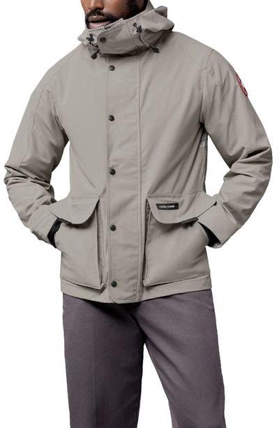 Shop Canada Goose Lockeport Water Resistant Jacket In Limestone - Calcaire