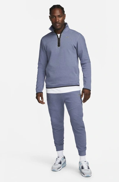 Shop Nike Tech Fleece Revival Joggers In Diffused Blue/ Heather