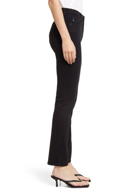 Shop Ag Mari High Waist Ankle Slim Straight Leg Jeans In Night Owl