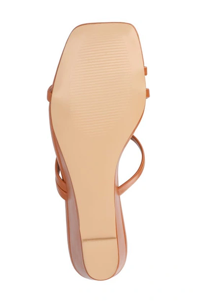 Journee Collection Takarah Wedge Slide Sandal In Brown