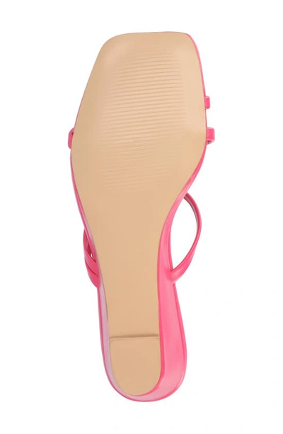 Shop Journee Collection Takarah Wedge Slide Sandal In Pink