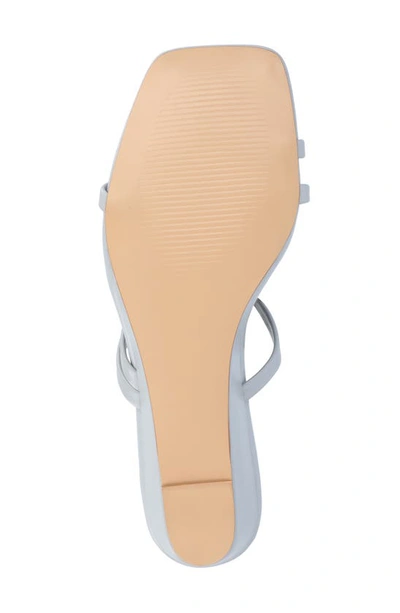Journee Collection Takarah Wedge Slide Sandal In Blue
