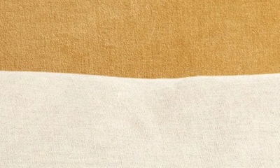 Shop The Conran Shop Velvet & Linen Accent Pillow In Mustard