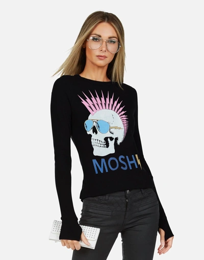 Lauren Moshi X Mckinley X Moshi Lightning Skull In Black