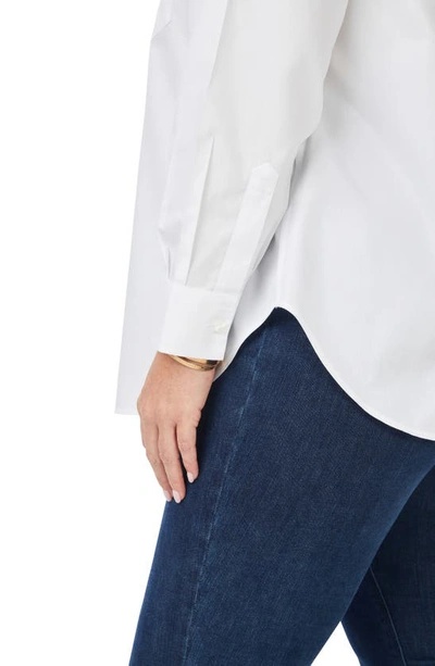Foxcroft Boyfriend Cotton Blouse In White