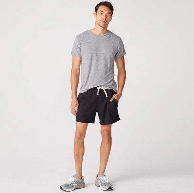 Monrow Gym Shorts In Faded Black