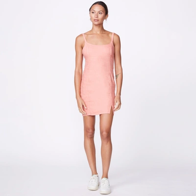 Monrow Archives Linen Cami Dress In Faded Coral